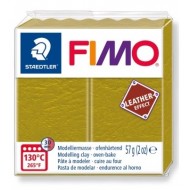 Полимерная глина FIMO leather-effect (эффект кожи), олива, 8010-519 